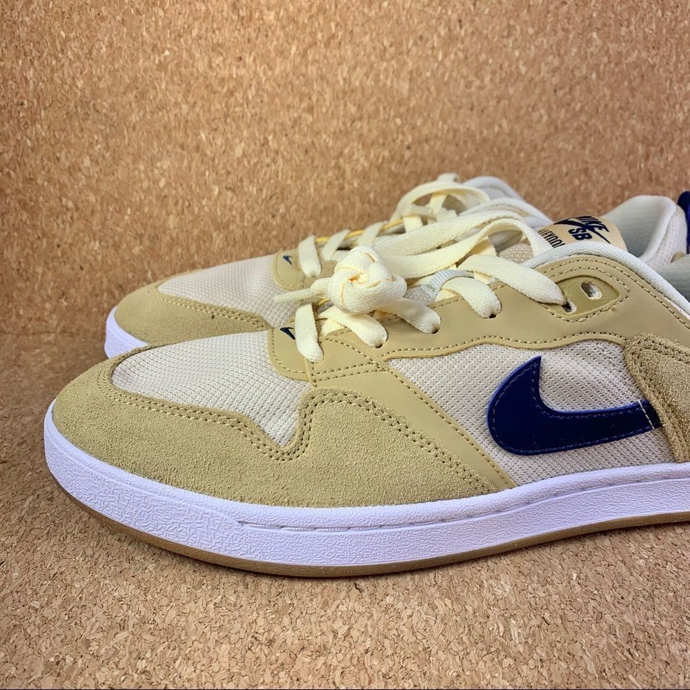 Nike Men's Alleyoop SB Club Gold Navy Skateboarding Shoes Size 8.5 - Picture 4 of 11